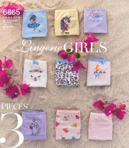 Berrak 6865 Kız Çocuk 3Lü Bikini