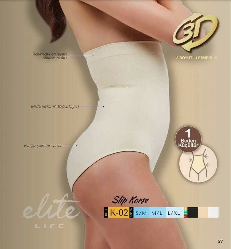 ELİTE LİFE 890 K-02 SLİP KORSE