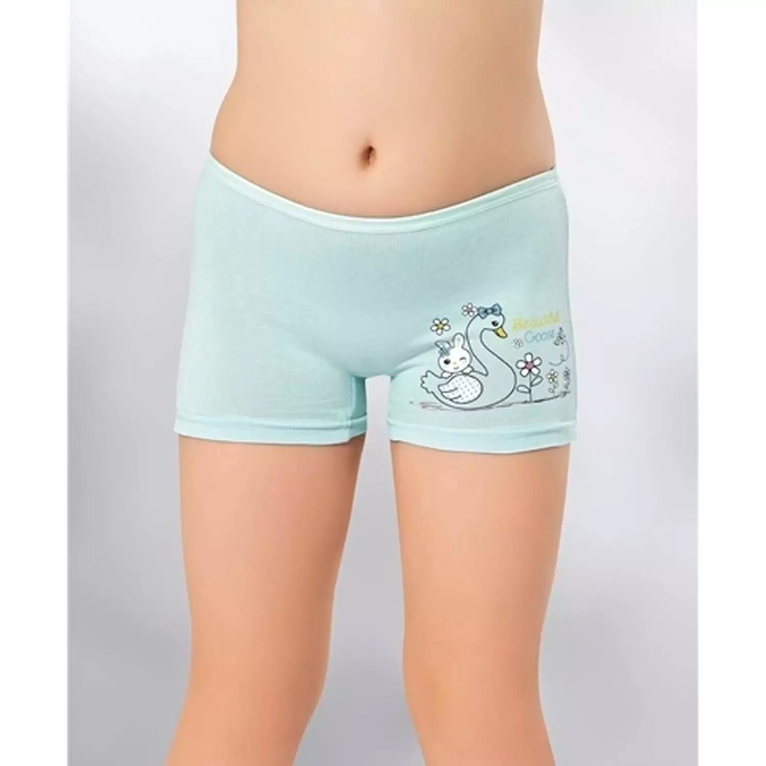 KOTA 3409 KIZ BASKILI SHORT