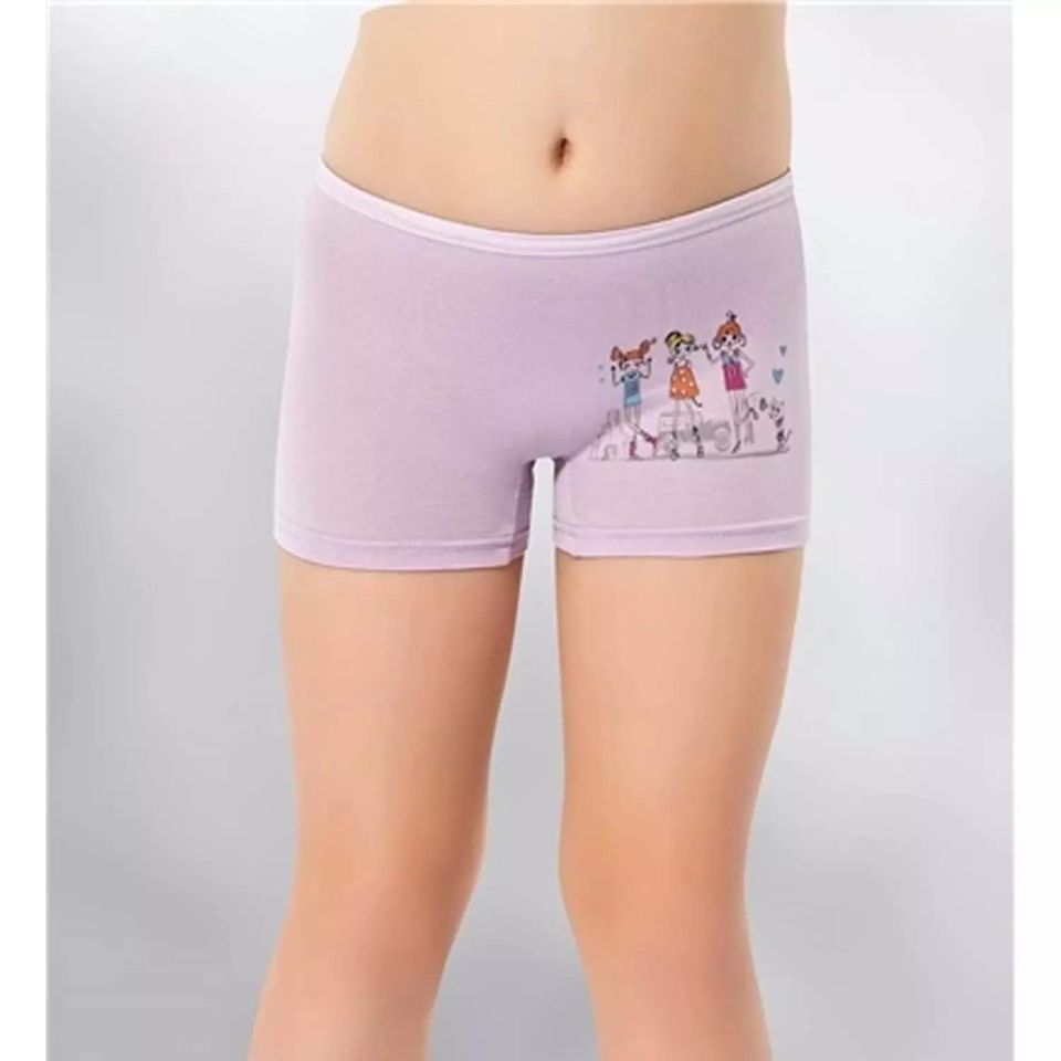 KOTA 3409 KIZ BASKILI SHORT