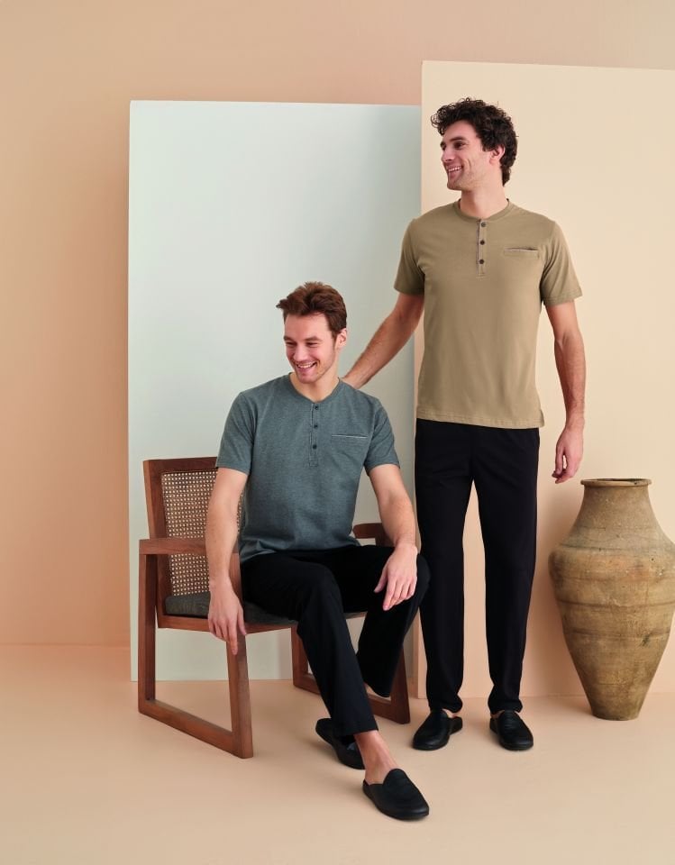 Elite Point 1527 Erkek Kısa Kol Pijama Takımı