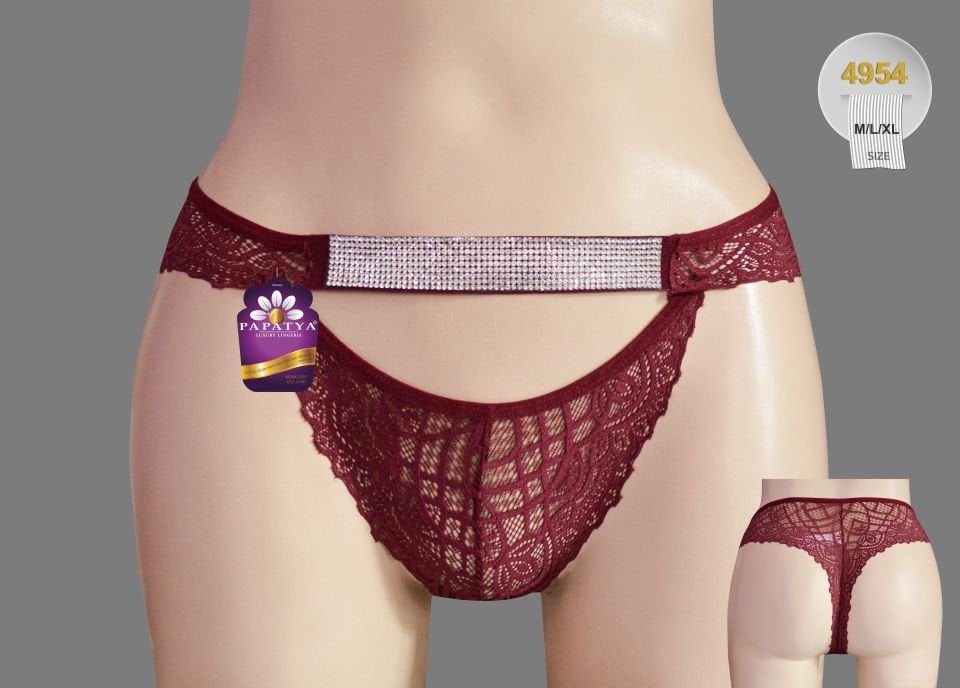 Papatya 4954 Tanga Komple Bant