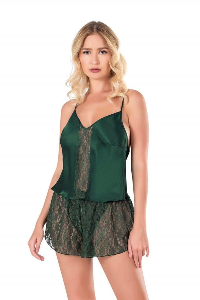Primoda 9110 Saten Babydoll Gecelik