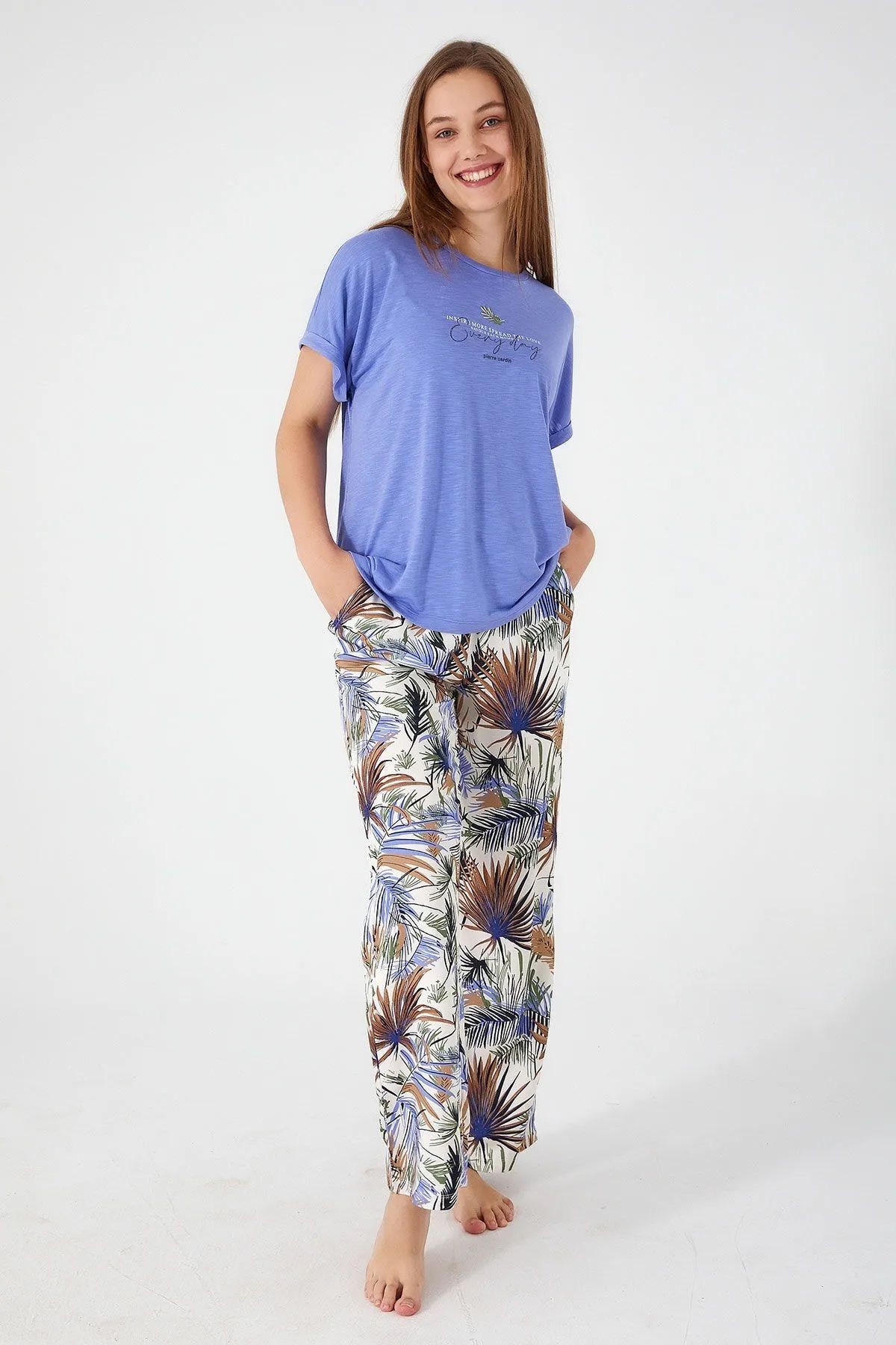 Pierre Cardin 8551 Bayan Pijama Lavanta L