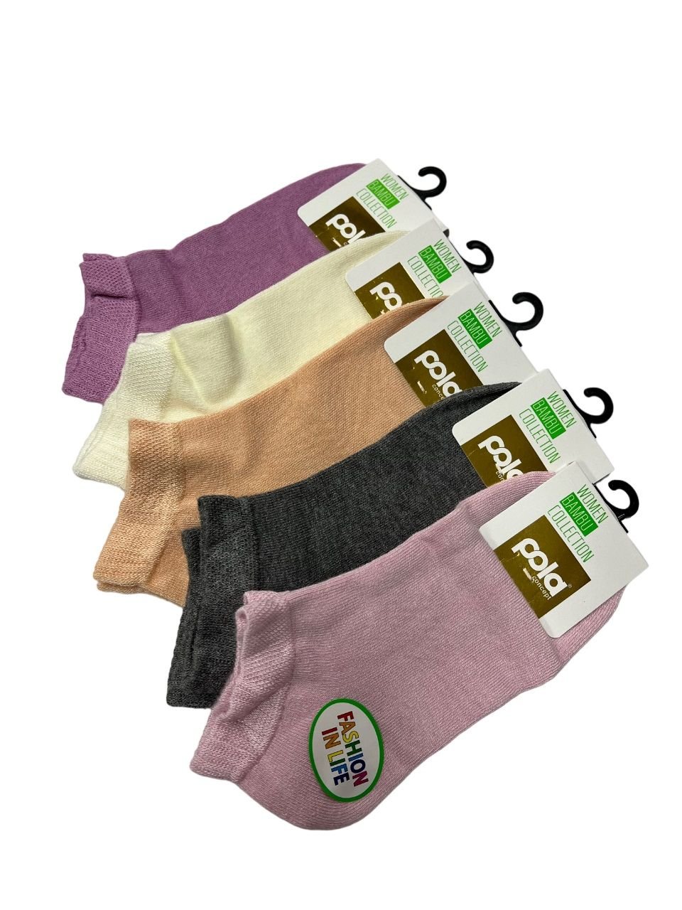 Pola 4300 Bayan Bambu Sneakers Çorap