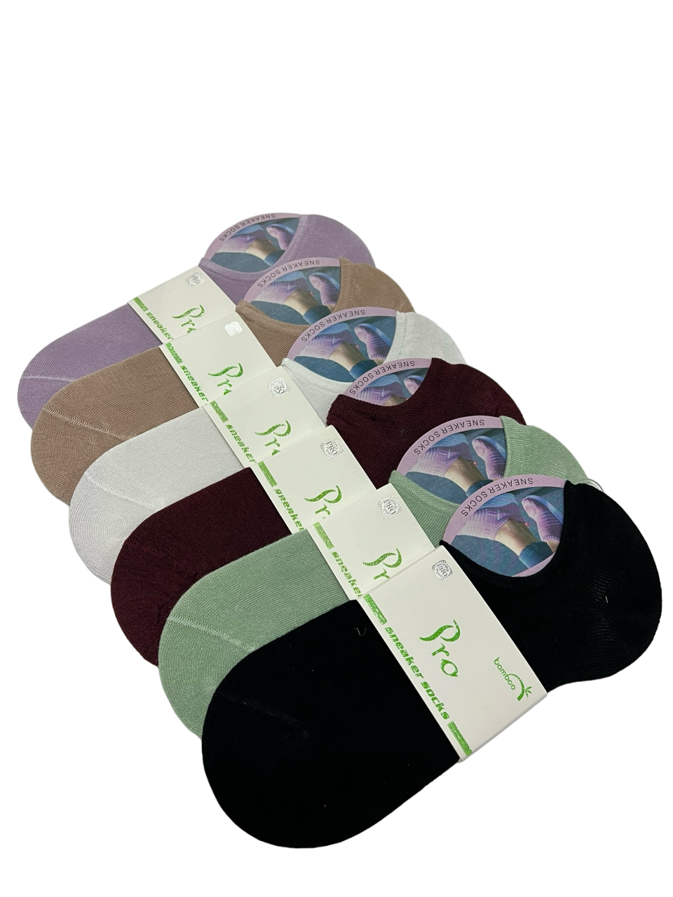Pro 20775 Bayan Bambu Sneaker Babet Çorap