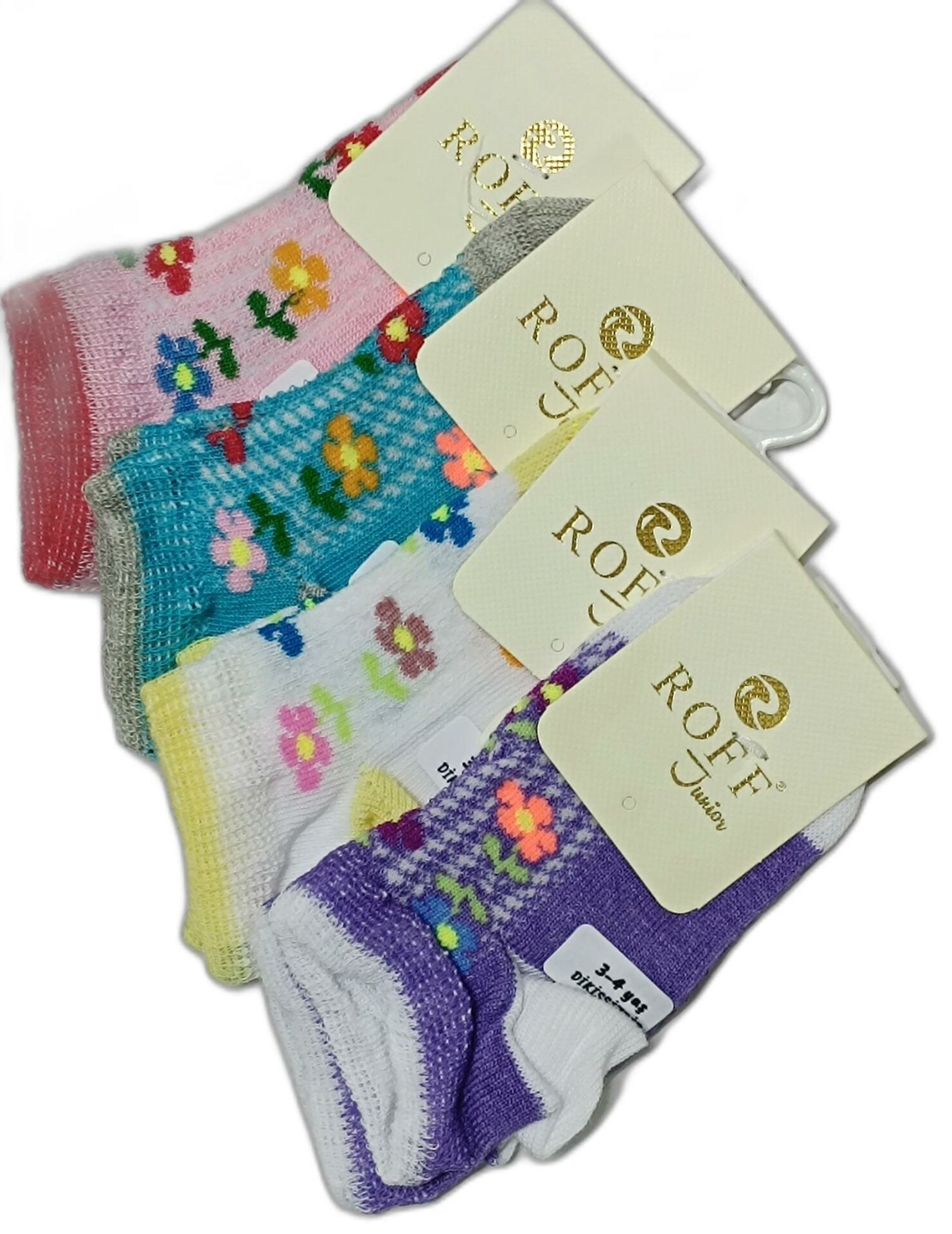ROFF 35708 KIZ BOTOM ÇOCUK PATİK 3-5