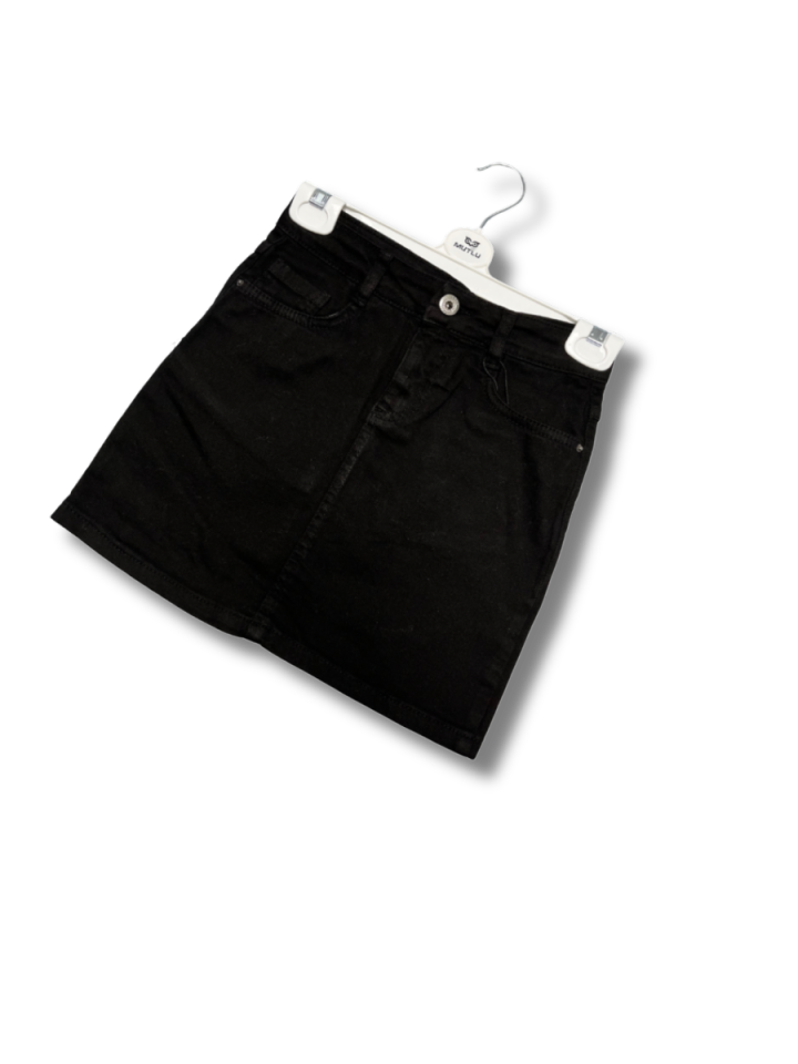 MUTLU Basic Gabardin Kız Etek