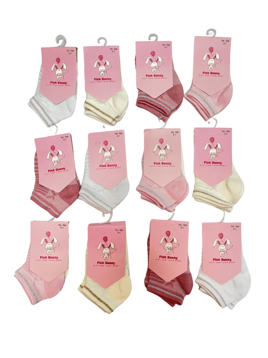 PİNK BUNNY Kız Patik Çorap