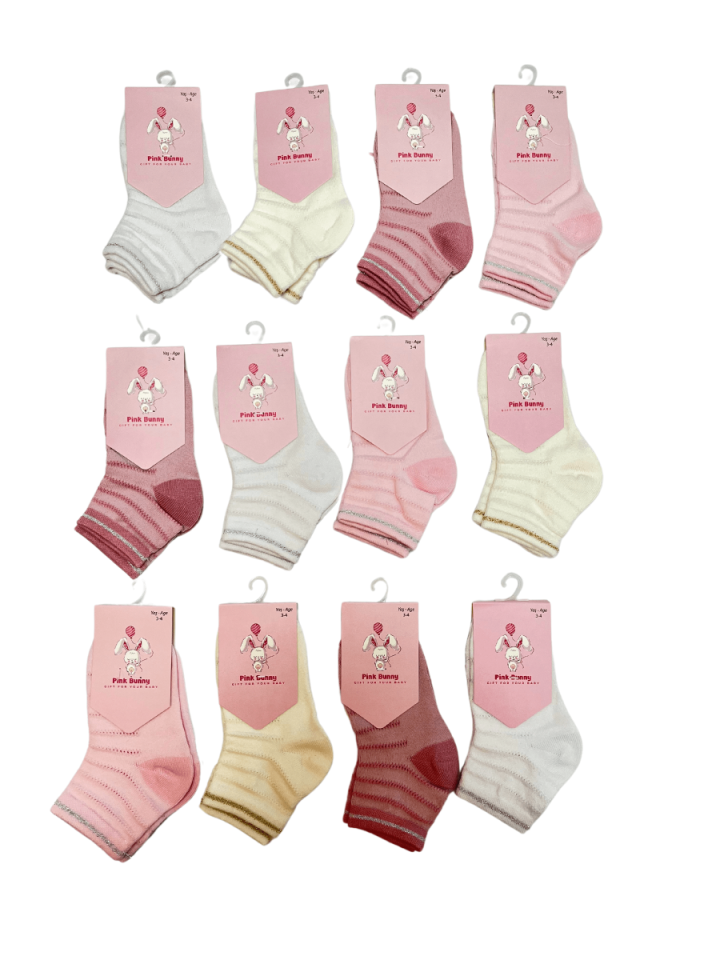 PİNK BUNNY Kız Patik Çorap