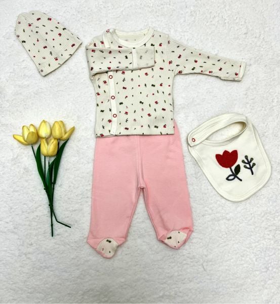 BABYİM Çicekli 4 lü Hastane Çıkışı