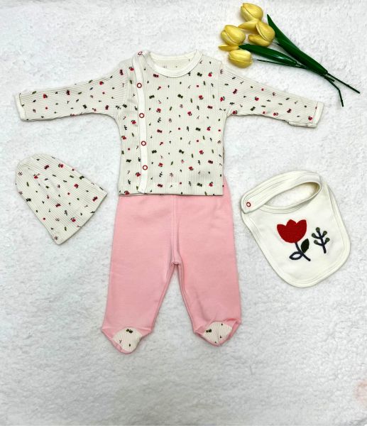 BABYİM Çicekli 4 lü Hastane Çıkışı