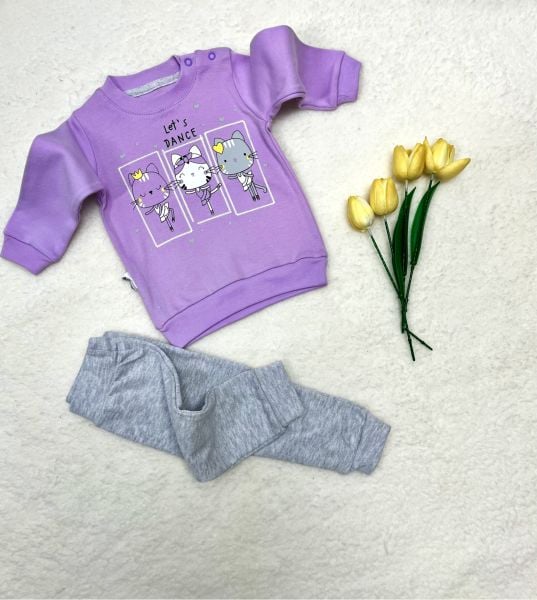 BABYCOY Kedi Baskılı 3 lü