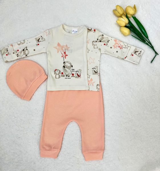 GÜMÜŞ BABY Ön Arka Kuzu Baskılı Takım