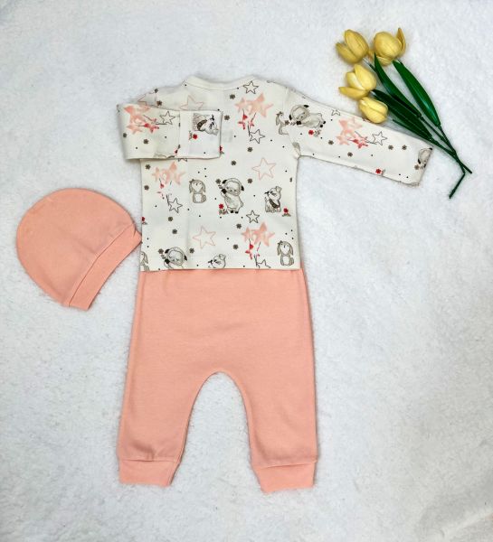 GÜMÜŞ BABY Ön Arka Kuzu Baskılı Takım