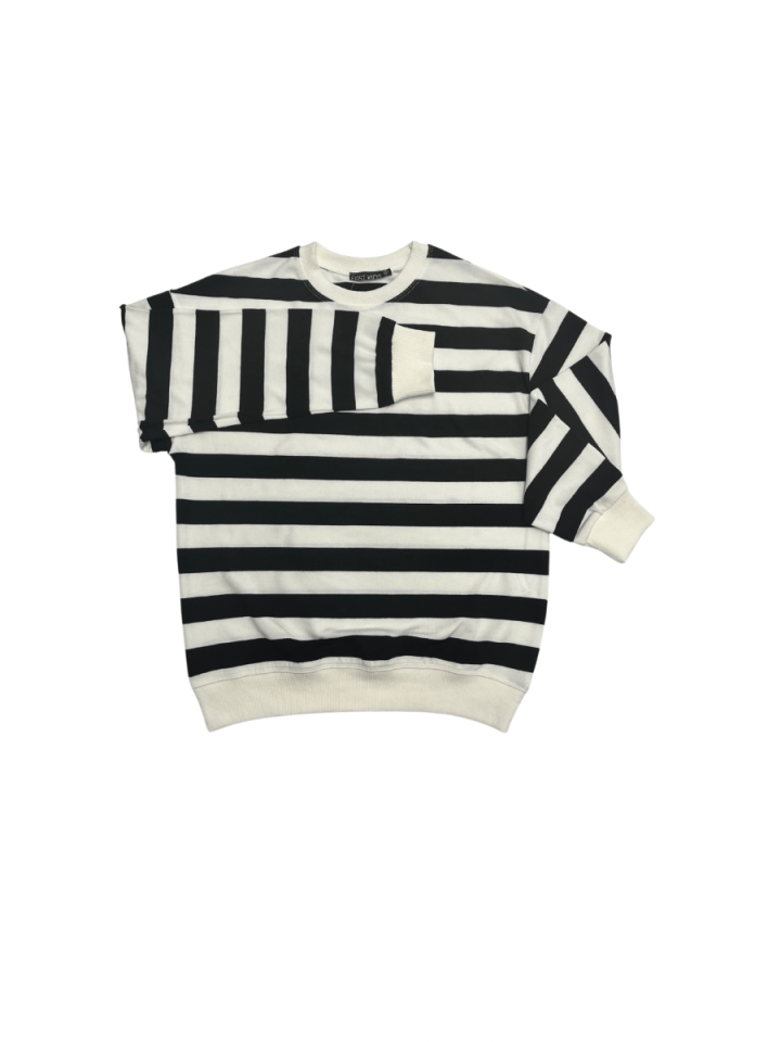 FİRST KİDS Çizgili Erkek Sweat