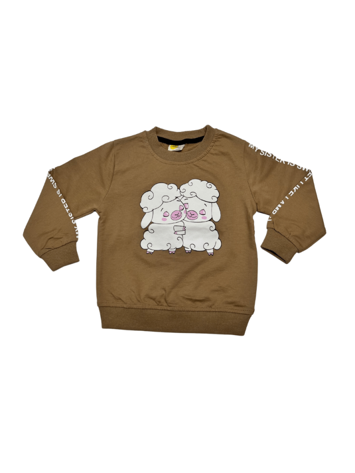 AKKU Kuzu Baskılı Sweat