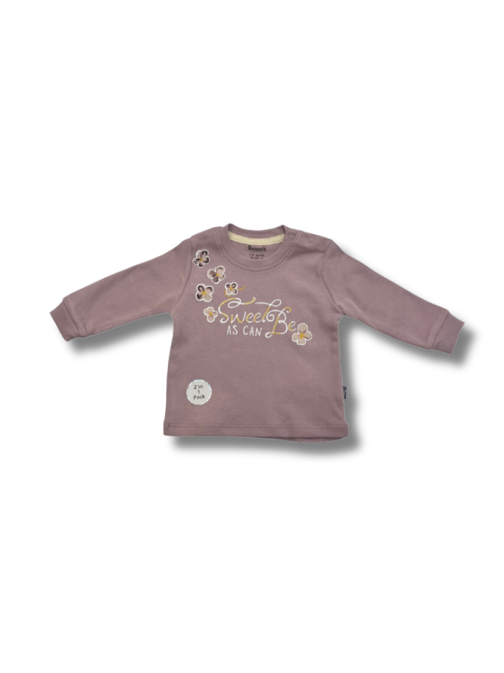 MİNİ WORLD  2 li Bloom Sweat Kız