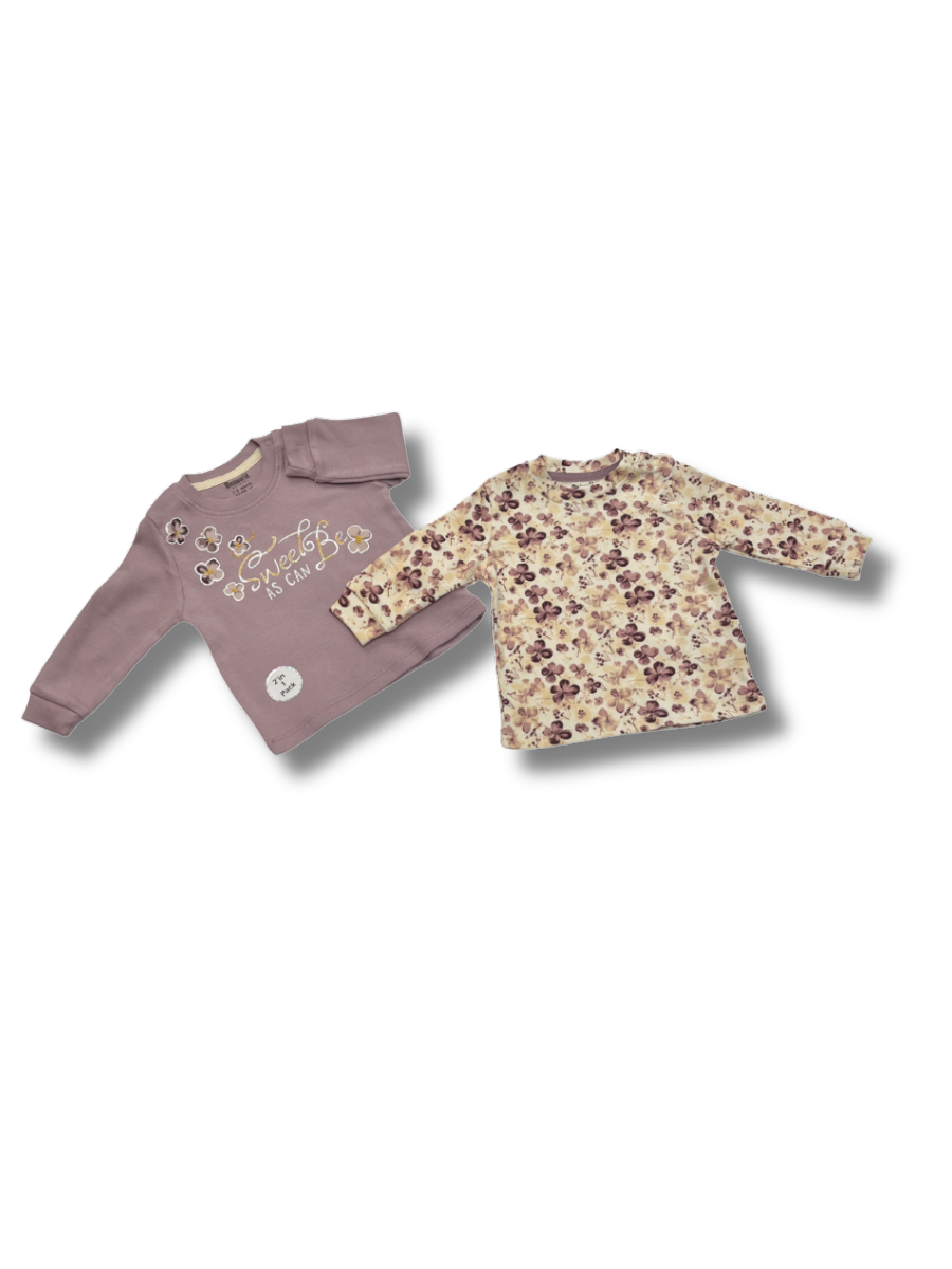 MİNİ WORLD  2 li Bloom Sweat Kız