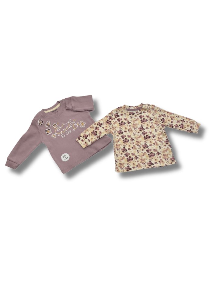 MİNİ WORLD  2 li Bloom Sweat Kız