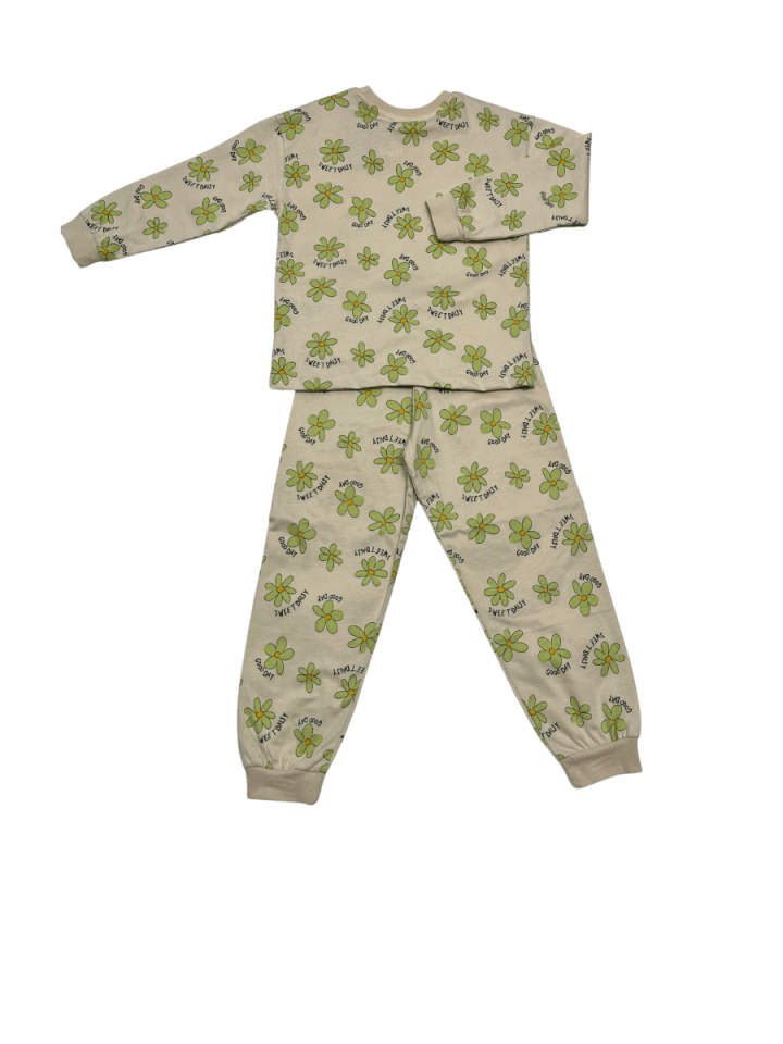 İSOBEL Çicekli Pijama Takımı Kız