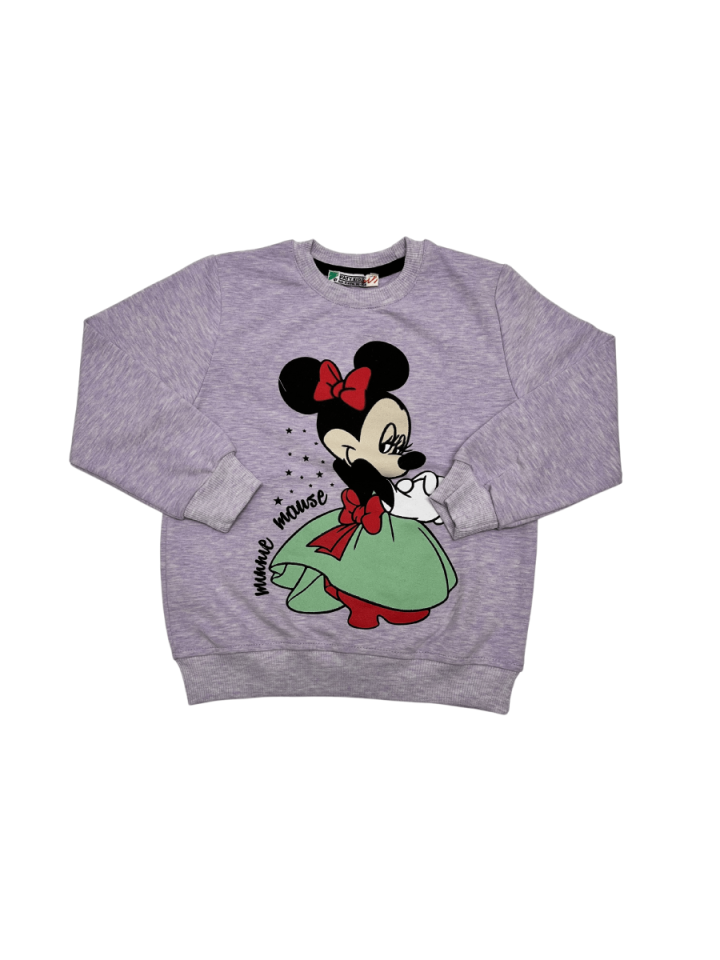 PATY KİDS Minnie Mause Baskılı Sweat