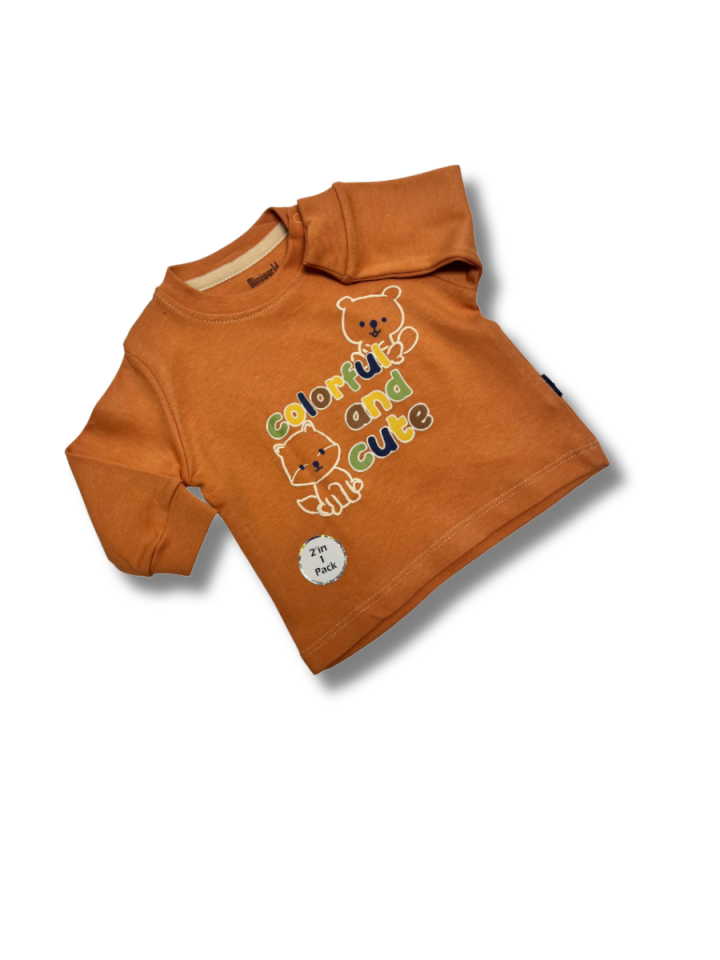 MİNİ WORLD Colorful  And Cute Baskılı Kız Bebek Sweat