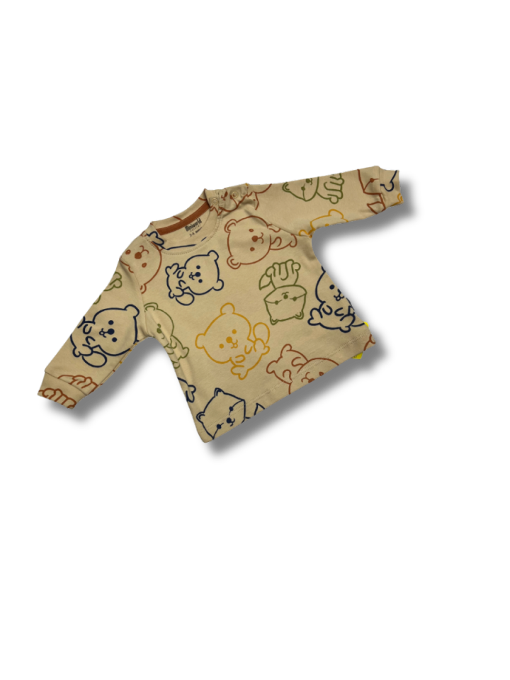 MİNİ WORLD Colorful  And Cute Baskılı Kız Bebek Sweat