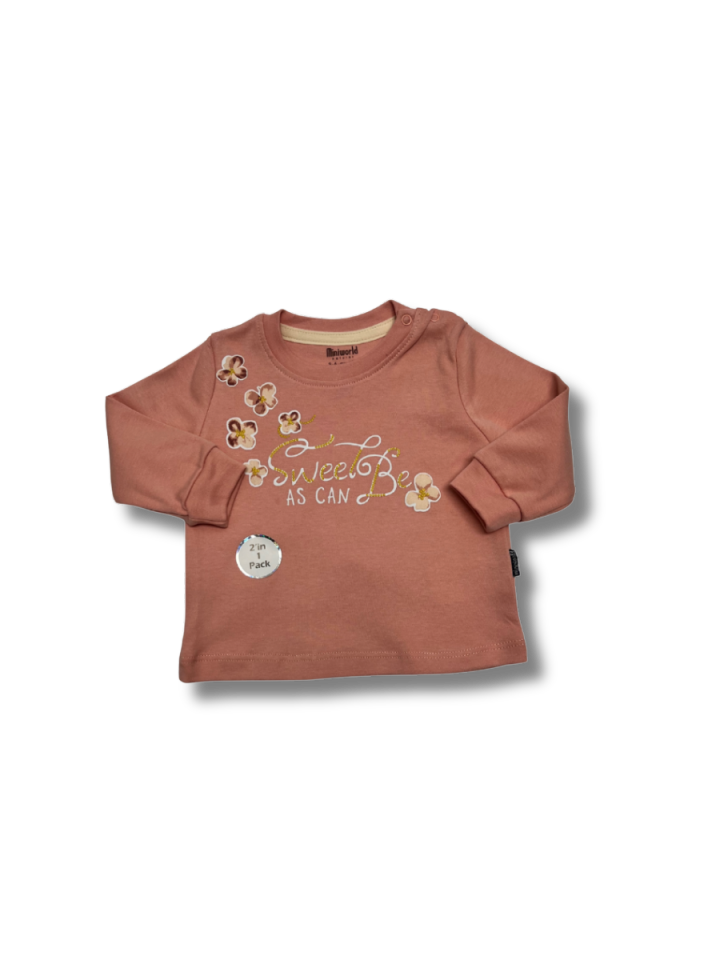 MİNİ WORLD Bloom Kız Bebek Sweat