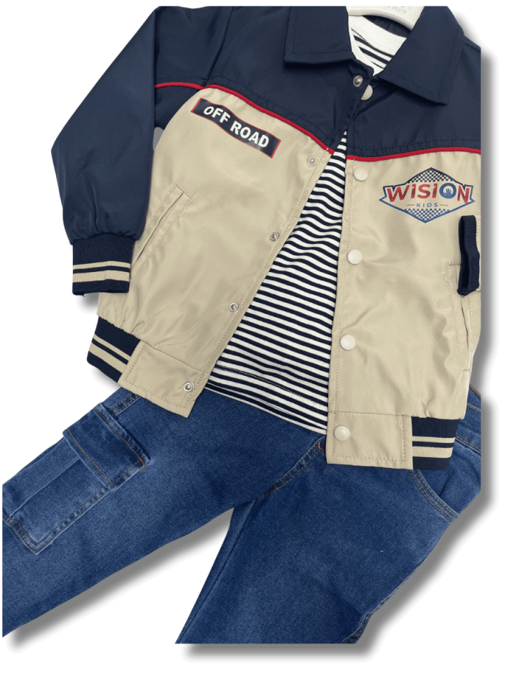 WİSİON KİDS Off Road Baskılı Ceketli Takım