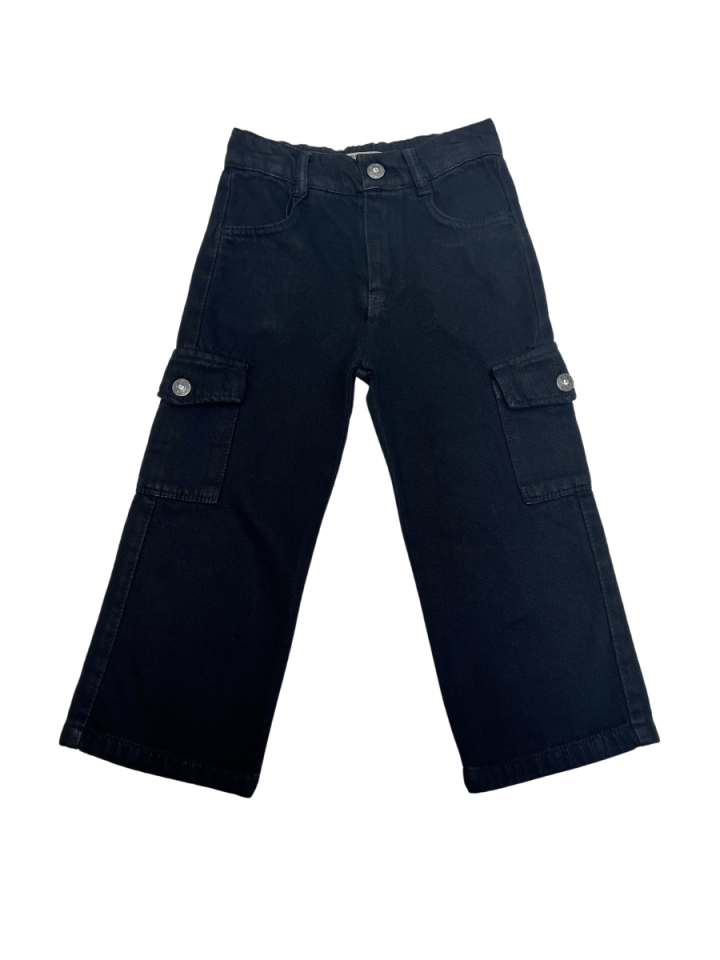 RİDAYEN Ham Zara Yapışma Cep Lot Pantolon