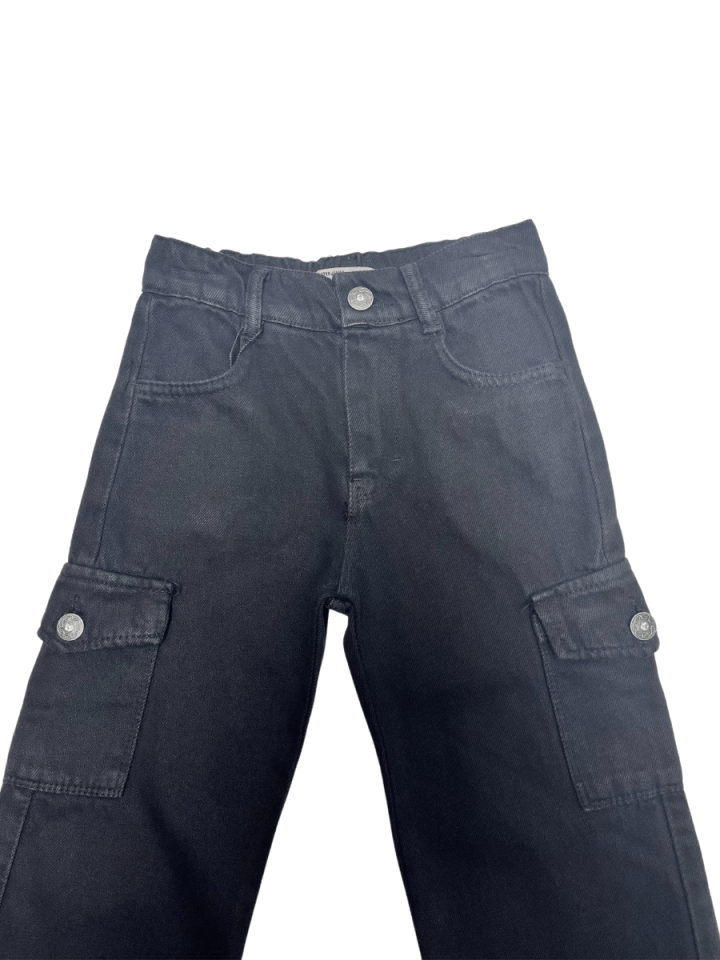 RİDAYEN Ham Zara Yapışma Cep Lot Pantolon