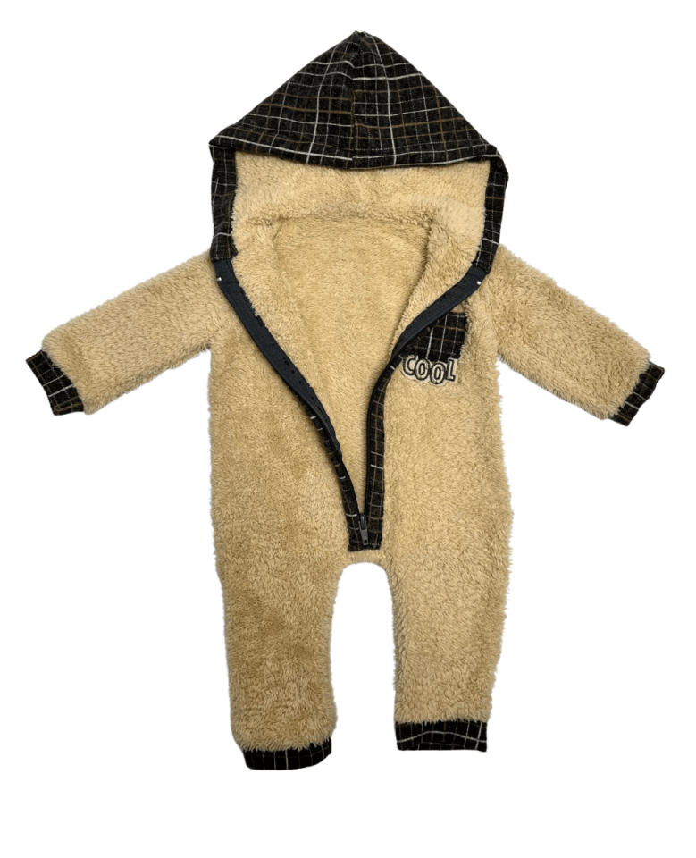 CARMİN BABY  Cep Detaylı Fermuarlı Tulum