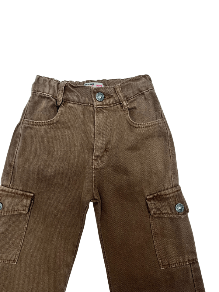 RİDAYEN Ham Zara Yapışma Cep Lot Pantolon