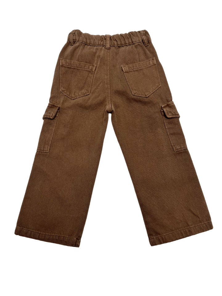 RİDAYEN Ham Zara Yapışma Cep Lot Pantolon