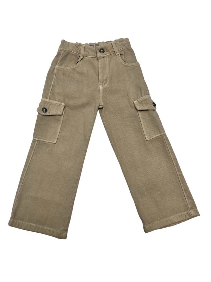 RİDAYEN Ham Zara Yapışma Cep Lot Pantolon