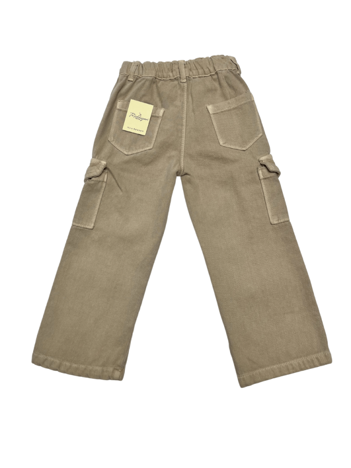RİDAYEN Ham Zara Yapışma Cep Lot Pantolon