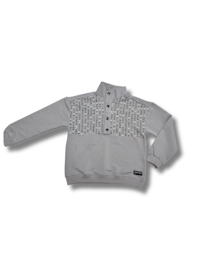 ALG Alfabe Baskılı Sweat