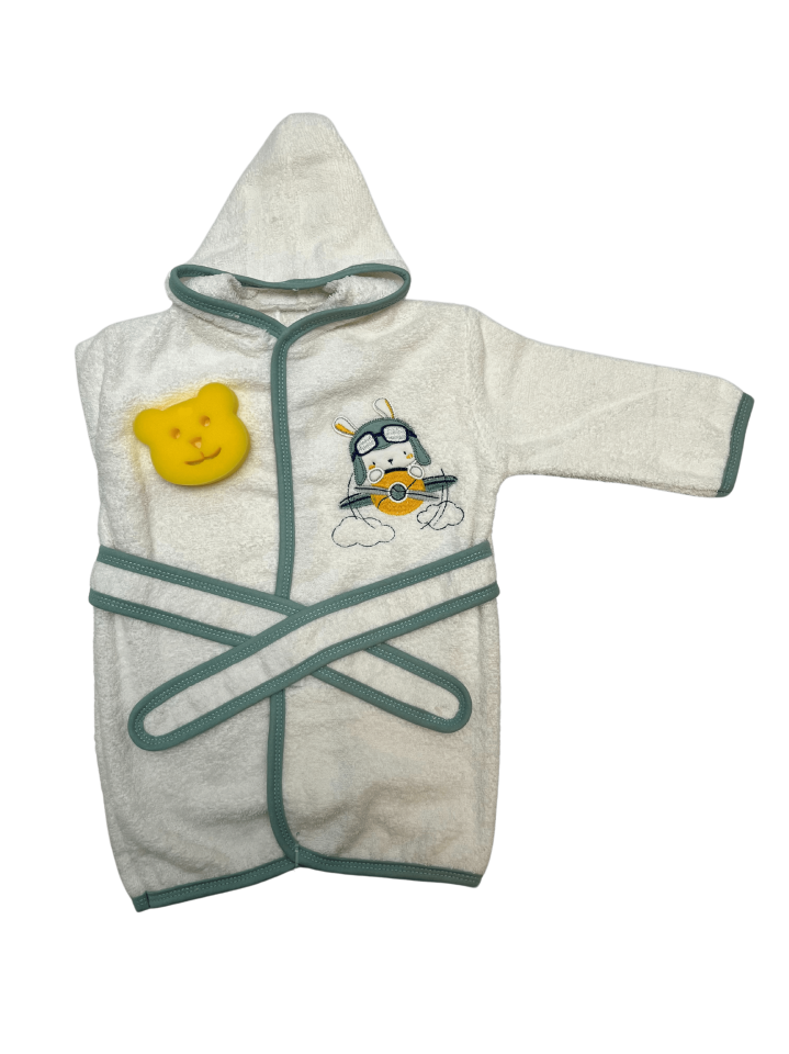 EKE BABY Figürlü Bornoz