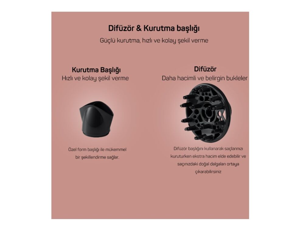 Arzum AR5014 Senfony Color Akşam Güneşi 2000 W Saç Kurutma Makinesi