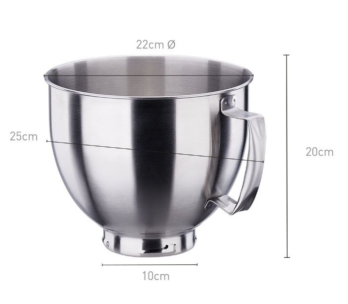 Korkmaz Pro Mix A470-01 1600 W 4.7 lt Siyah Stand Mikser