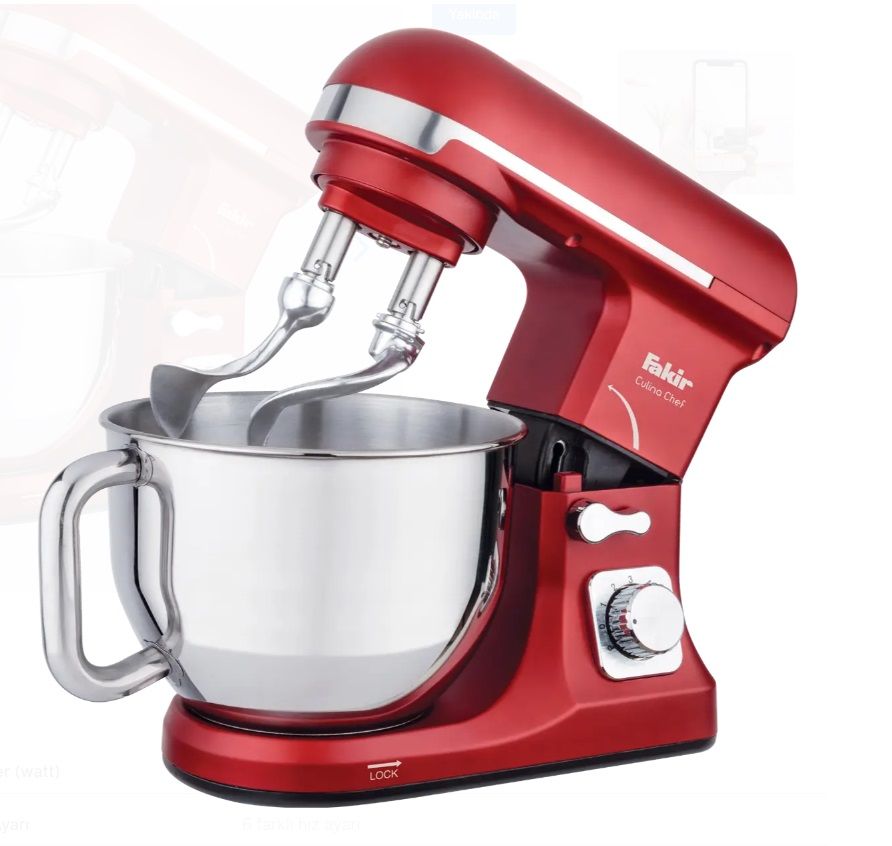 Fakir Culina Chef Kırmızı 1000 W 5 lt Mutfak Şefi