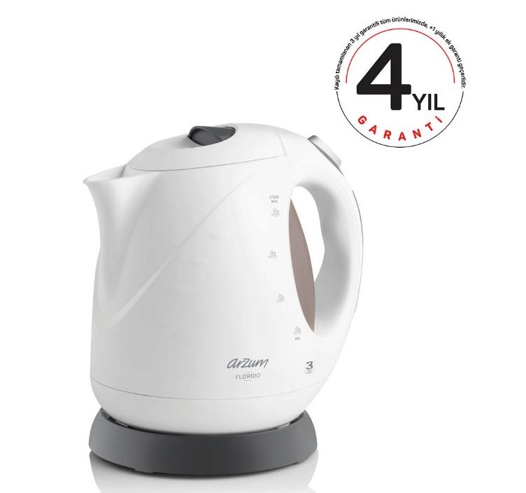 Arzum AR3014 Florido Beyaz 2000 W 2 lt Su Isıtıcısı
