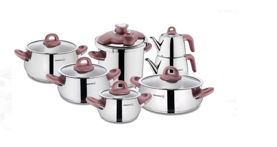Korkmaz A1756-1 Bella 14 Parça Hiper Set Rosegold