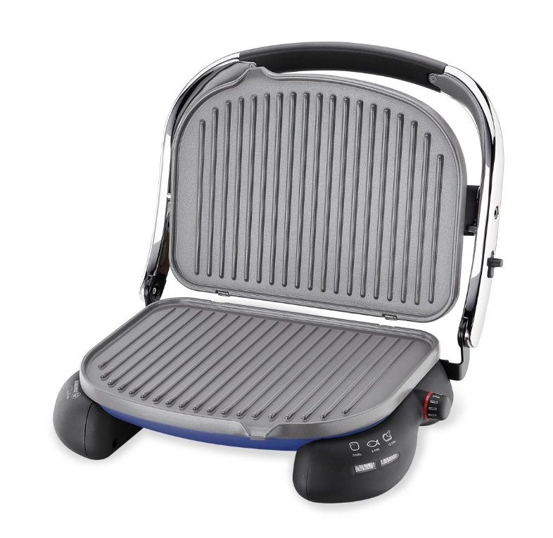 Korkmaz Castron A324-07 Lacivert Krom 1800 W Tost Makinesi