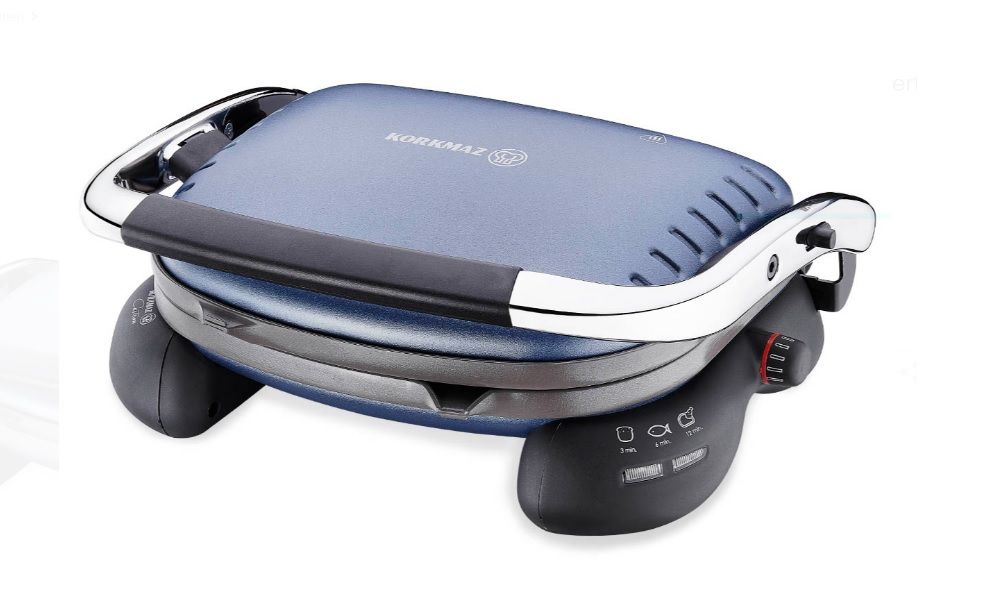 Korkmaz Castron A324-07 Lacivert Krom 1800 W Tost Makinesi