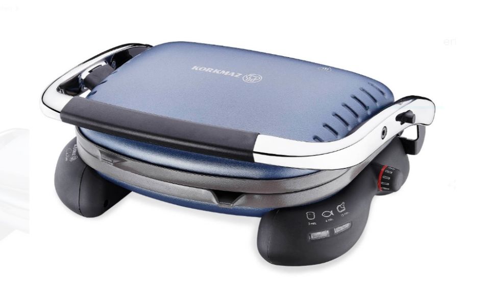 Korkmaz Castron A324-07 Lacivert Krom 1800 W Tost Makinesi