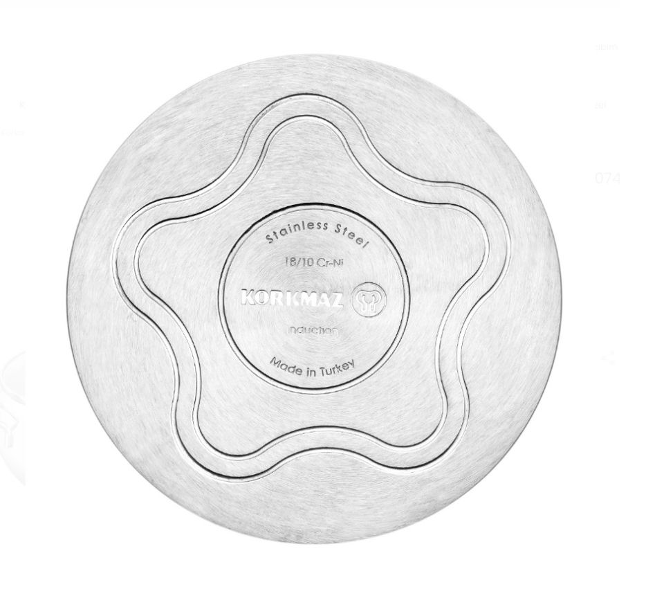 Korkmaz A1074 Tombik 22 cm Derin Çelik Tencere