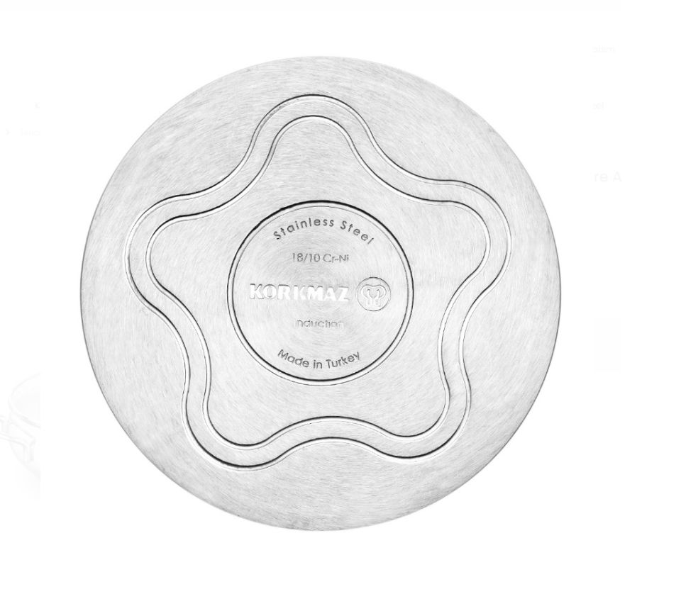 Korkmaz A1078 Tombik 26 cm Çelik Pilav Tenceresi