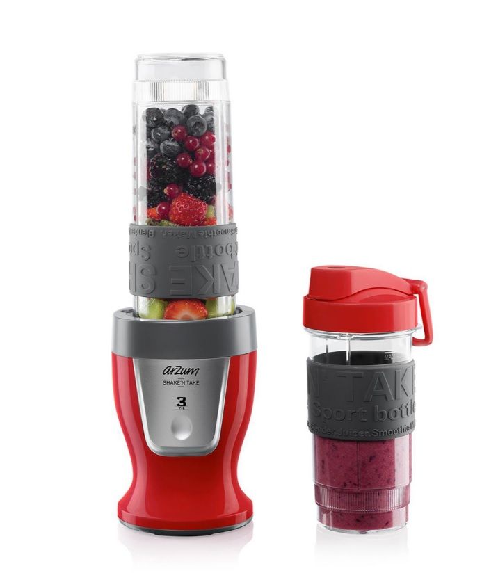 Arzum AR1032 Shake'N Take Kırmızı Kişisel 300 W Smoothie Blender